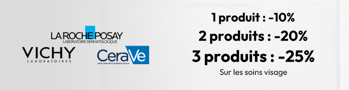 La Roche-Posay, Vichy, CeraVe