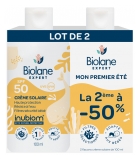 Biolane Expert Crème Solaire SPF50 Lot de 2 x 100 ml