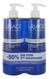 Uriage DS HAIR Shampoing Doux Équilibrant Lot de 2 x 500 ml