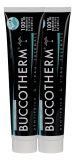Buccotherm Toothpaste With White Thermal Water - Organic Activated Charcoal 2 x 75ml