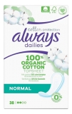 Always Dailies Cotton Protection Normal 38 Protège-Slips