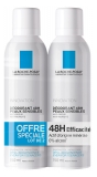 La Roche-Posay Deodorante Spray 48H Pelle Sensibile Set di 2 x 150 ml