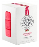 Roger & Gallet Gingembre Rouge Soothing Soaps 3 x 100g