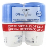 Vichy 48HR Mineral Deodorant Optimal Tolerance Roll-On 2 x 50ml