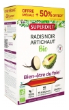 Superdiet Radis Noir - Artichaut Bio 20 Ampoules + 10 Ampoules Offertes