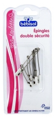 Bébisol 6 Epingles Double Sécurité Bébisol 6 Epingles Double Sécurité