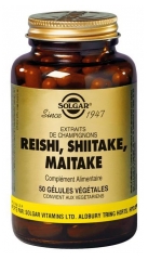 Solgar Reishi Shiitake Maitake 50 Gélules Végétales Solgar Reishi Shiitake Maitake 50 Gélules Végétales