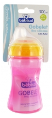 Bébisol Gobelet Bec Silicone Anti-Fuite 300 ml Bébisol Gobelet Bec Silicone Anti-Fuite 300 ml