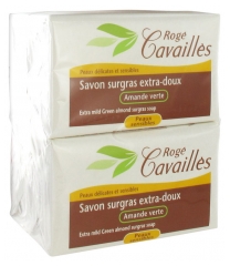 Rogé Cavaillès Savon Surgras Extra-Doux Amande Verte Lot de 3 x 250 g + 1 Gratuit Rogé Cavaillès Savon Surgras Extra-Doux Amande Verte Lot de 3 x 250 g + 1 Gratuit