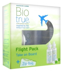 Bausch + Lomb Biotrue Solution Multifonctions Spécial Avion Lot de 2 x 60 ml Bausch + Lomb Biotrue Solution Multifonctions Spécial Avion Lot de 2 x 60 ml