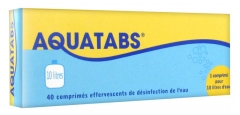 Aquatabs 10 Litres 40 Comprimés Aquatabs 10 Litres 40 Comprimés