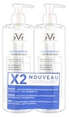 SVR Physiopure Eau Micellaire Eau Nettoyante Démaquillante Pureté Douceur Lot de 2 x 400 ml SVR Physiopure Eau Micellaire Eau Nettoyante Démaquillante Pureté Douceur Lot de 2 x 400 ml