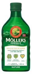 Möller\'s Omega 3 Huile de Foie de Morue Sans Arôme 250 ml