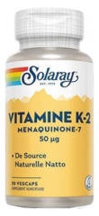 Solaray Vitamin K-2 Menaquinone-7 50 µg 30 Vegetable Capsules