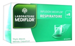 Médiflor N°8 Respiratoire Infusion 24 Sachets Médiflor N°8 Respiratoire Infusion 24 Sachets