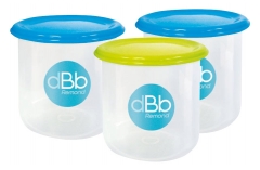 dBb Remond Set de 3 Pots Congélation de 300 ml dBb Remond Set de 3 Pots Congélation de 300 ml