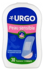 Urgo Sensitive Skin 3 Sizes 30 Strips Urgo Sensitive Skin 3 Sizes 30 Strips