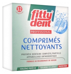 Fittydent Professional Comprimés Nettoyants 32 Comprimés Fittydent Professional Comprimés Nettoyants 32 Comprimés