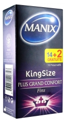 Manix King Size 14 Condoms + 2 Condoms Free Manix King Size 14 Condoms + 2 Condoms Free