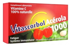 Vitascorbol Acérola 1000 30 Comprimés à Croquer Vitascorbol Acérola 1000 30 Comprimés à Croquer