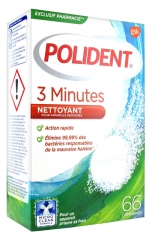 Polident 3 Minutes Nettoyant 66 Comprimés Polident 3 Minutes Nettoyant 66 Comprimés