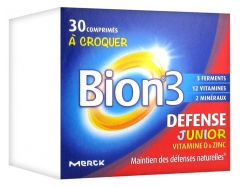 Bion 3 Défense Junior 30 Comprimés à Croquer Bion 3 Défense Junior 30 Comprimés à Croquer