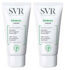 SVR Spirial Crème Déodorant Anti-Transpirant Intense 48H Lot de 2 x 50 ml SVR Spirial Crème Déodorant Anti-Transpirant Intense 48H Lot de 2 x 50 ml