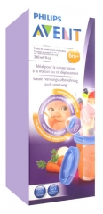Avent Pots de Conservation Réutilisables 240 ml 6 Mois et + 5 Pots Avent Pots de Conservation Réutilisables 240 ml 6 Mois et + 5 Pots