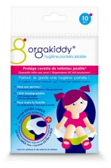 Orgakiddy Protège Cuvette de Toilettes Jetable Extra Large 10 Protections Orgakiddy Protège Cuvette de Toilettes Jetable Extra Large 10 Protections