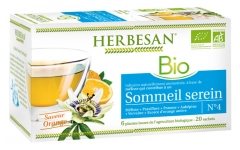 Herbesan Infusion Bio Sommeil Serein 20 Sachets Herbesan Infusion Bio Sommeil Serein 20 Sachets