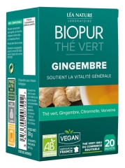 Biopur Thé Vert Gingembre 20 Sachets Biopur Thé Vert Gingembre 20 Sachets
