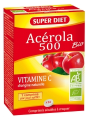 Super Diet Acérola 500 Bio 24 Comprimés Super Diet Acérola 500 Bio 24 Comprimés