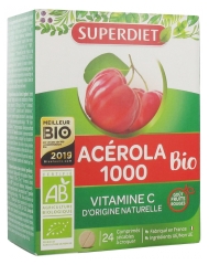 Super Diet Acérola 1000 Bio 24 Comprimés Super Diet Acérola 1000 Bio 24 Comprimés