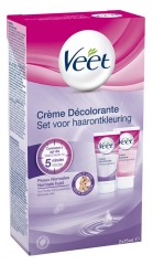 Veet Crème Décolorante Visage et Corps Peaux Normales Boîte de 2 Tubes x 75 ml Veet Crème Décolorante Visage et Corps Peaux Normales Boîte de 2 Tubes x 75 ml