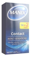 Manix Contact 14 Condoms + 2 Free Manix Contact 14 Condoms + 2 Free