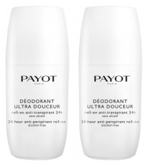 Payot Déodorant Ultra Douceur 24-Hour Anti-Perspirant Roll-On Alcohol-Free 2 x 75ml Payot Déodorant Ultra Douceur 24-Hour Anti-Perspirant Roll-On Alcohol-Free 2 x 75ml