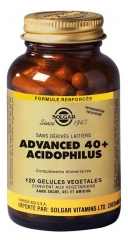 Solgar Advanced 40+ Acidophilus 120 Cápsulas Vegetales Solgar Advanced 40+ Acidophilus 120 Cápsulas Vegetales
