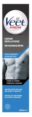 Veet Men Crème Dépilatoire Peaux Sensibles 200 ml Veet Men Crème Dépilatoire Peaux Sensibles 200 ml