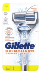Gillette Skinguard Sensitive Razor with Blades Refill Gillette Skinguard Sensitive Razor with Blades Refill