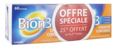 Bion 3 Énergie Continue Lot de 2 x 60 Comprimés Bion 3 Énergie Continue Lot de 2 x 60 Comprimés