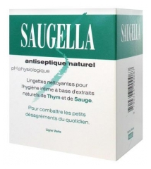 Saugella Natural Antiseptic 10 Intimate Single Wipes Saugella Natural Antiseptic 10 Intimate Single Wipes