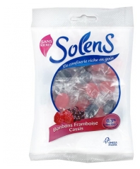 Solens Bonbons Framboise Cassis Sans Sucres 75 g Solens Bonbons Framboise Cassis Sans Sucres 75 g