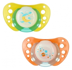 Chicco Physio Air Night 2 Sucettes Physio Orthodontiques Silicone 12 Mois et + Chicco Physio Air Night 2 Sucettes Physio Orthodontiques Silicone 12 Mois et +