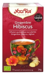 Yogi Tea Gingembre Hibiscus 17 Sachets Yogi Tea Gingembre Hibiscus 17 Sachets