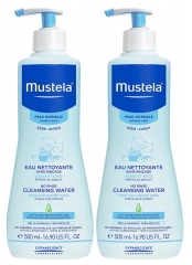 Mustela No-Rinse Cleansing Water 2 x 500ml Mustela No-Rinse Cleansing Water 2 x 500ml