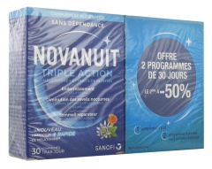 Sanofi Novanuit Triple Action Lot de 2 x 30 Comprimés Sanofi Novanuit Triple Action Lot de 2 x 30 Comprimés