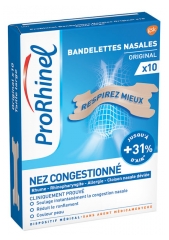 ProRhinel 10 Bandelettes Nasales Original ProRhinel 10 Bandelettes Nasales Original