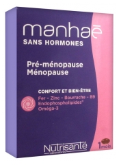 Nutrisanté Manhaé Pre-Menopause Menopause 30 Capsules Nutrisanté Manhaé Pre-Menopause Menopause 30 Capsules
