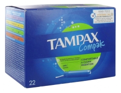 Tampax Compak Super 22 Tampons Tampax Compak Super 22 Tampons