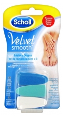 Scholl Velvet Smooth Sublime Nägel Ersatzset 3 Nachfüllungen Scholl Velvet Smooth Sublime Nägel Ersatzset 3 Nachfüllungen